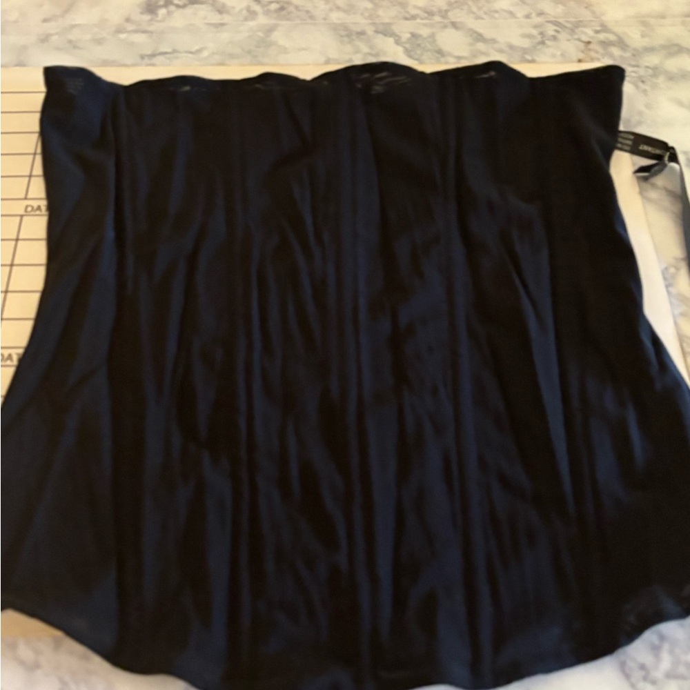 Black Strapless Top
